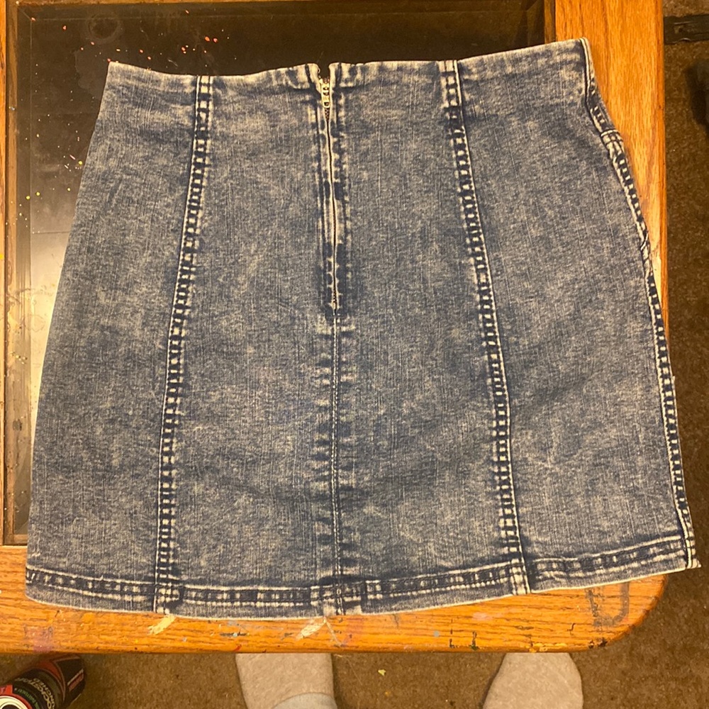 Wild Fable Blue Denim Mini Skirt